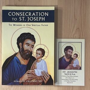 Consecration to St. Joseph Paperback Book and Novena Card